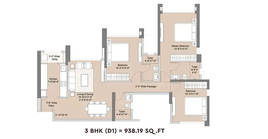 Sunteck Park Shahad Floor Plan